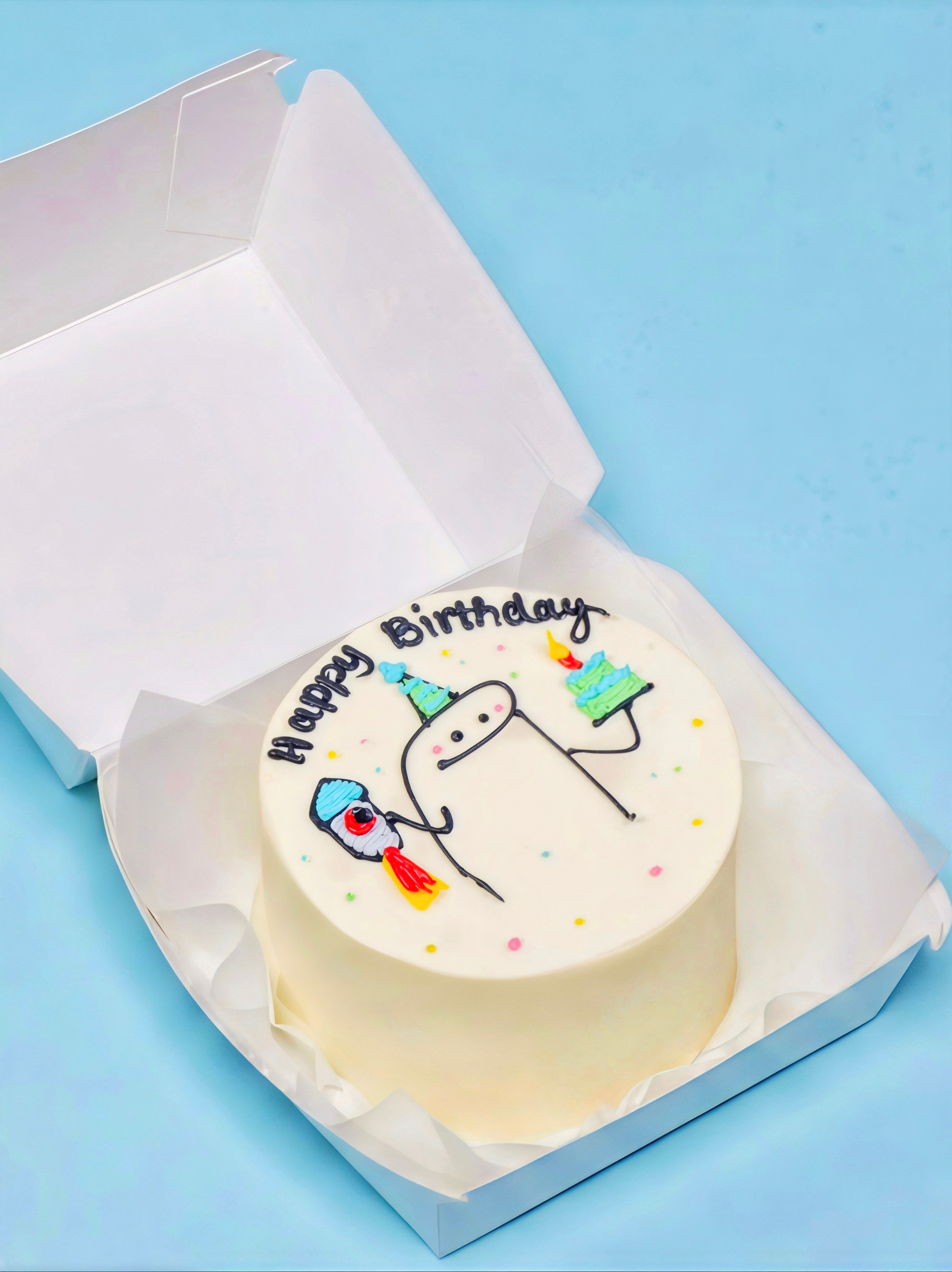 Happy Birthday rocket