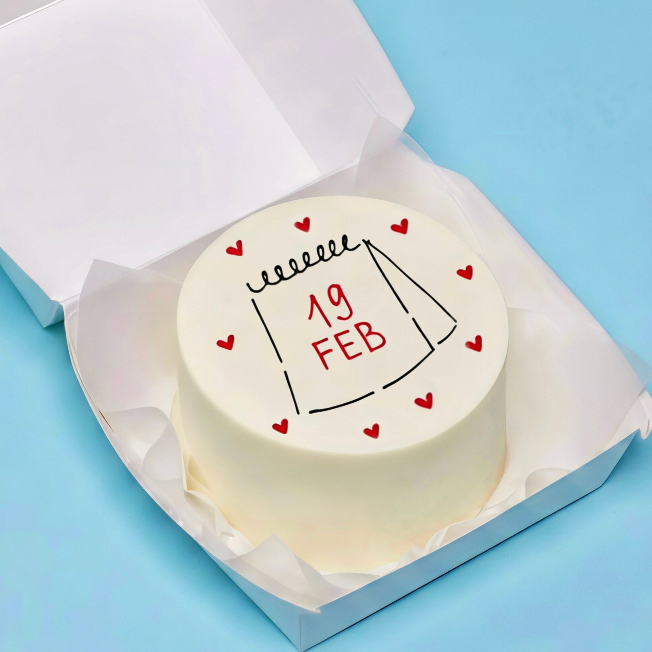 Custom date cake