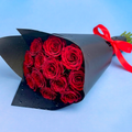 Small bunch of red roses