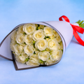 Small Bunch of white roses bouquet 💐