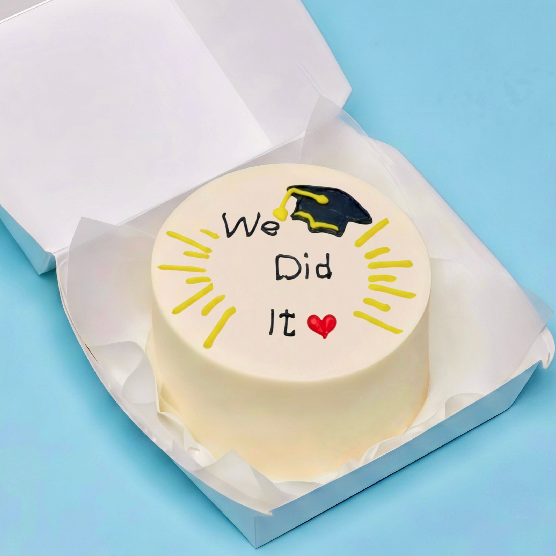 We did it cake