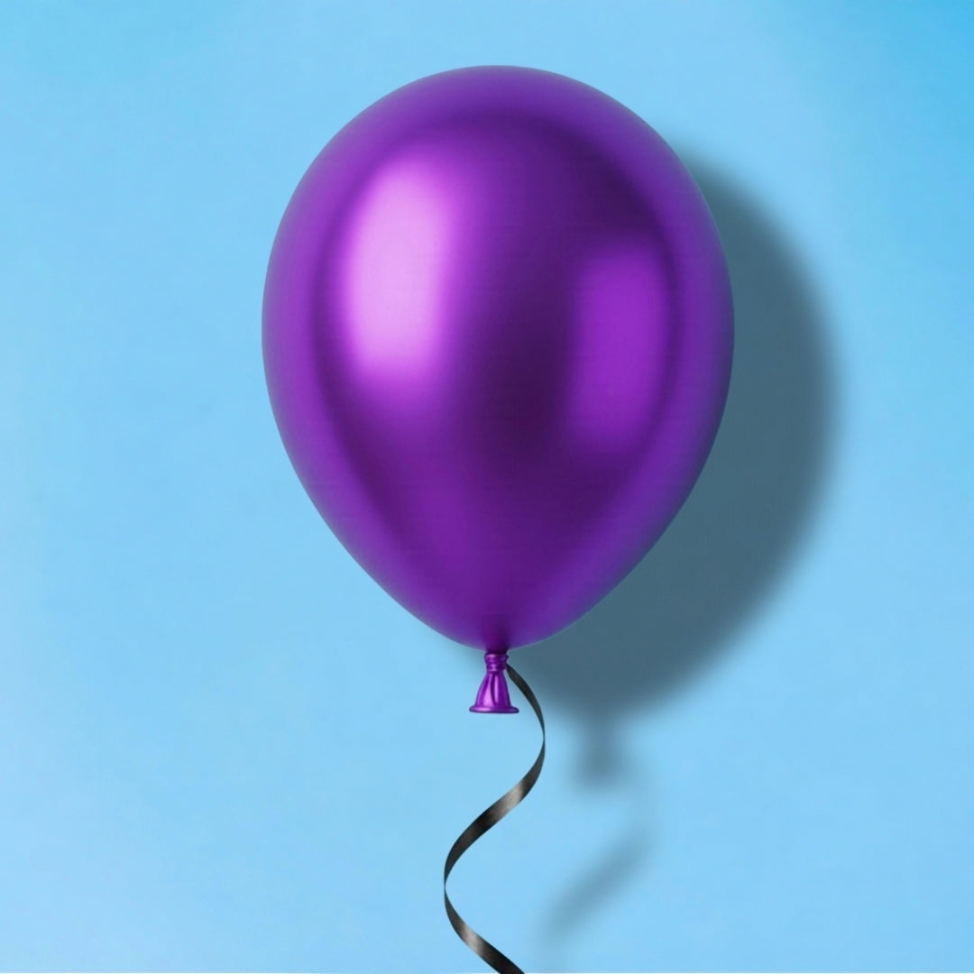 Purple Helium balloon