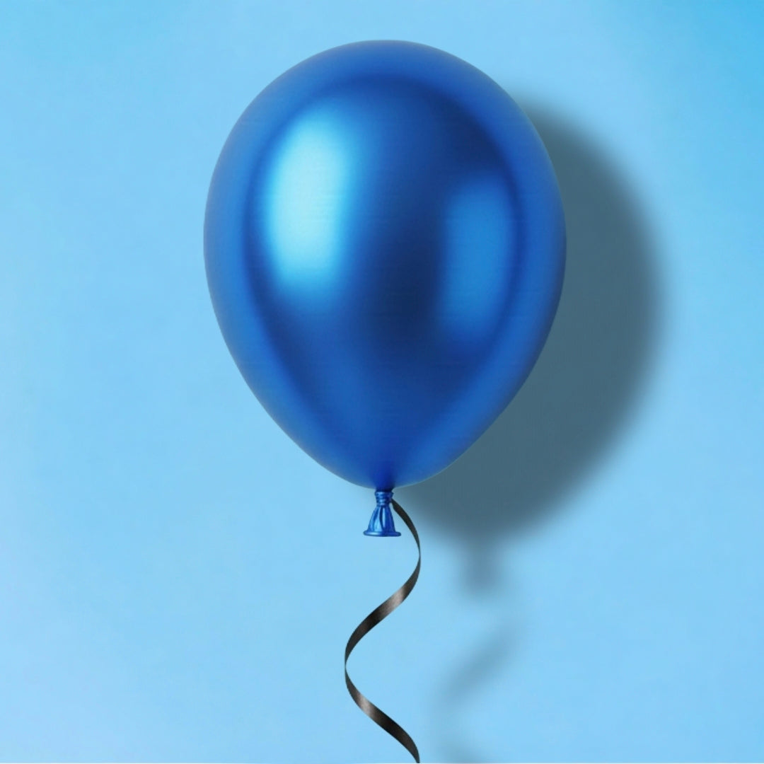 Blue Helium balloon