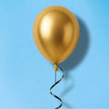 Gold Helium balloon