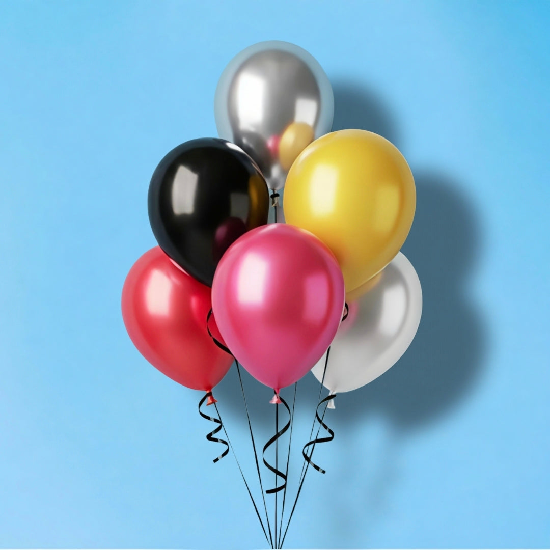6 Mix color ballons